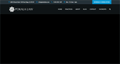 Desktop Screenshot of pokalalaw.com